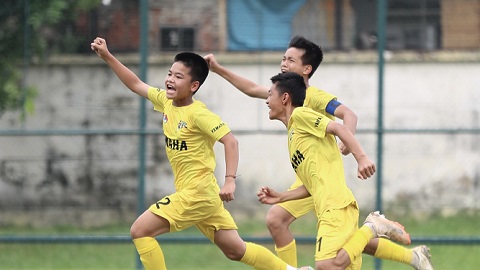 Giải bóng đá U13 Toàn quốc: SLNA tranh chức vô địch với Nam Định